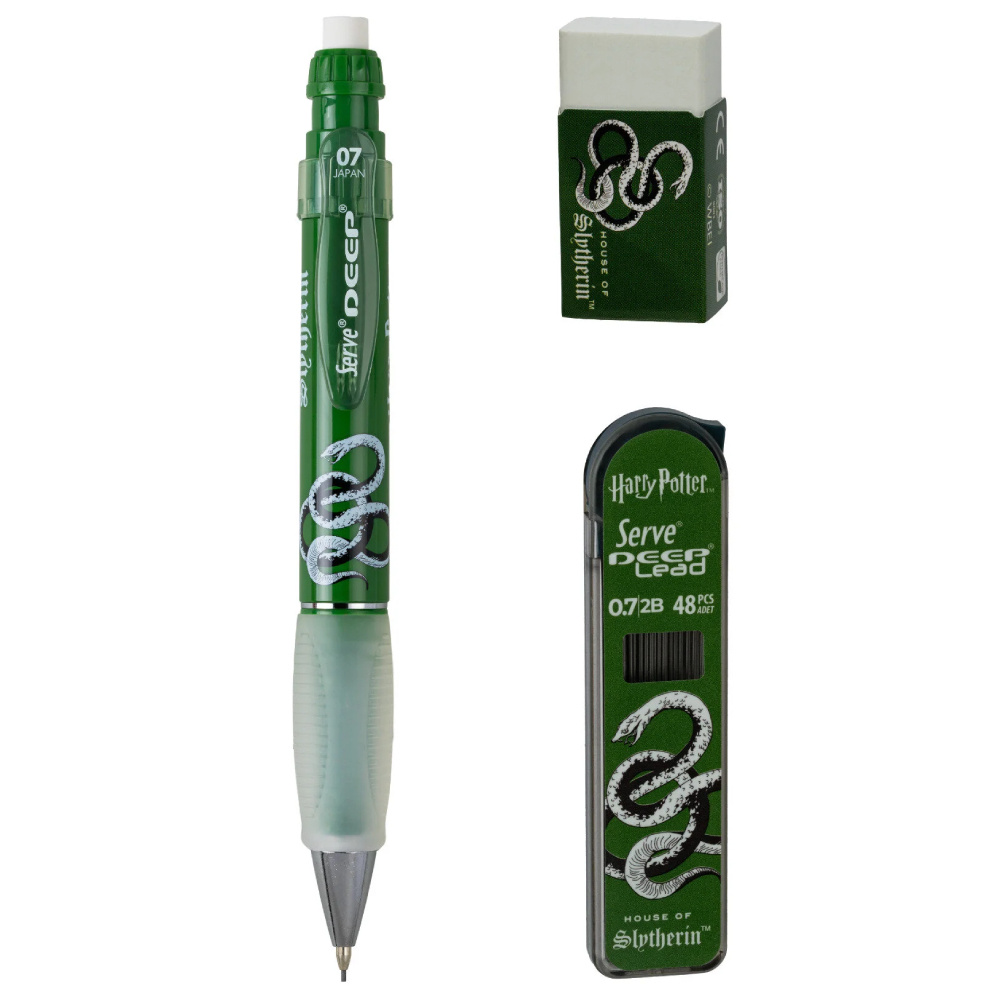 SERVE Harry Potter Slytherin Uçlu Kalem Seti